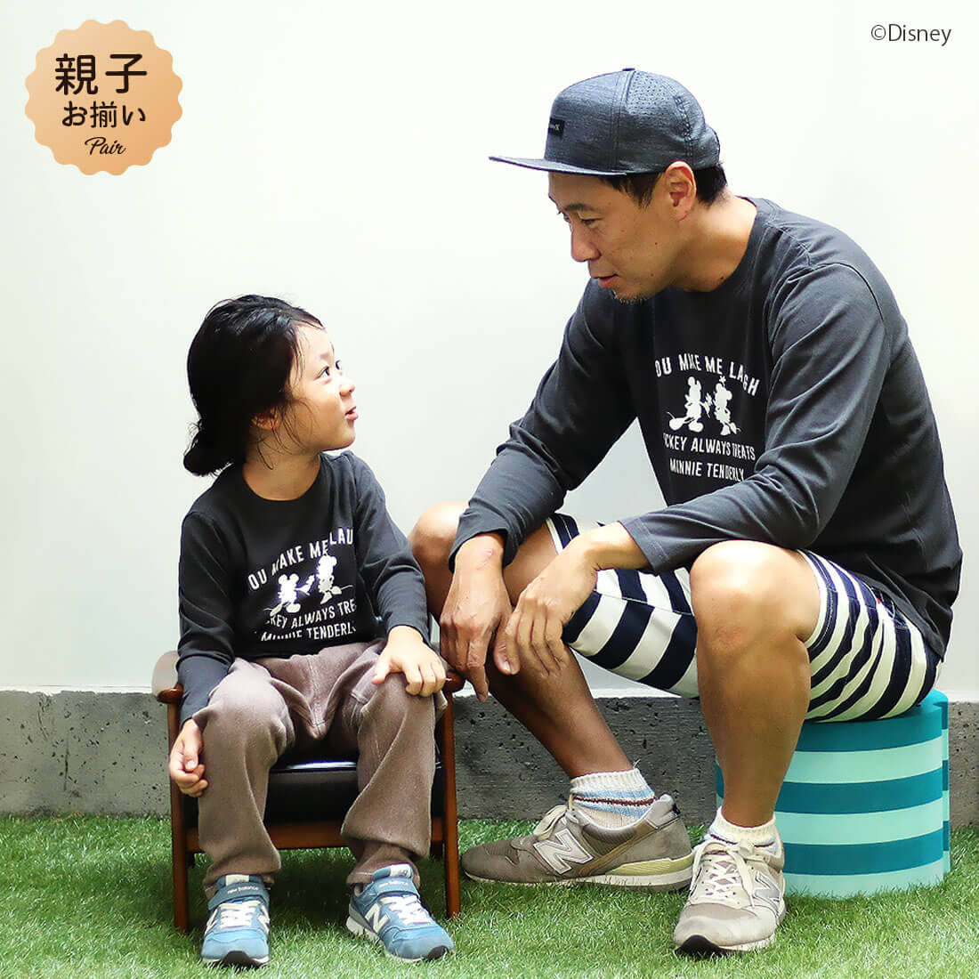 親子で楽しめるミッキーマウスのロンTEE！Noa Department Store