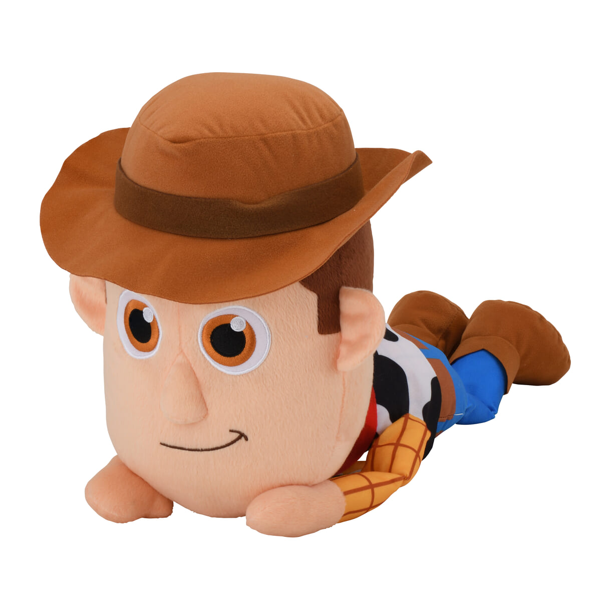 寝そべり姿のウッディが大きなぬいぐるみに！セガプライズ ディズニー