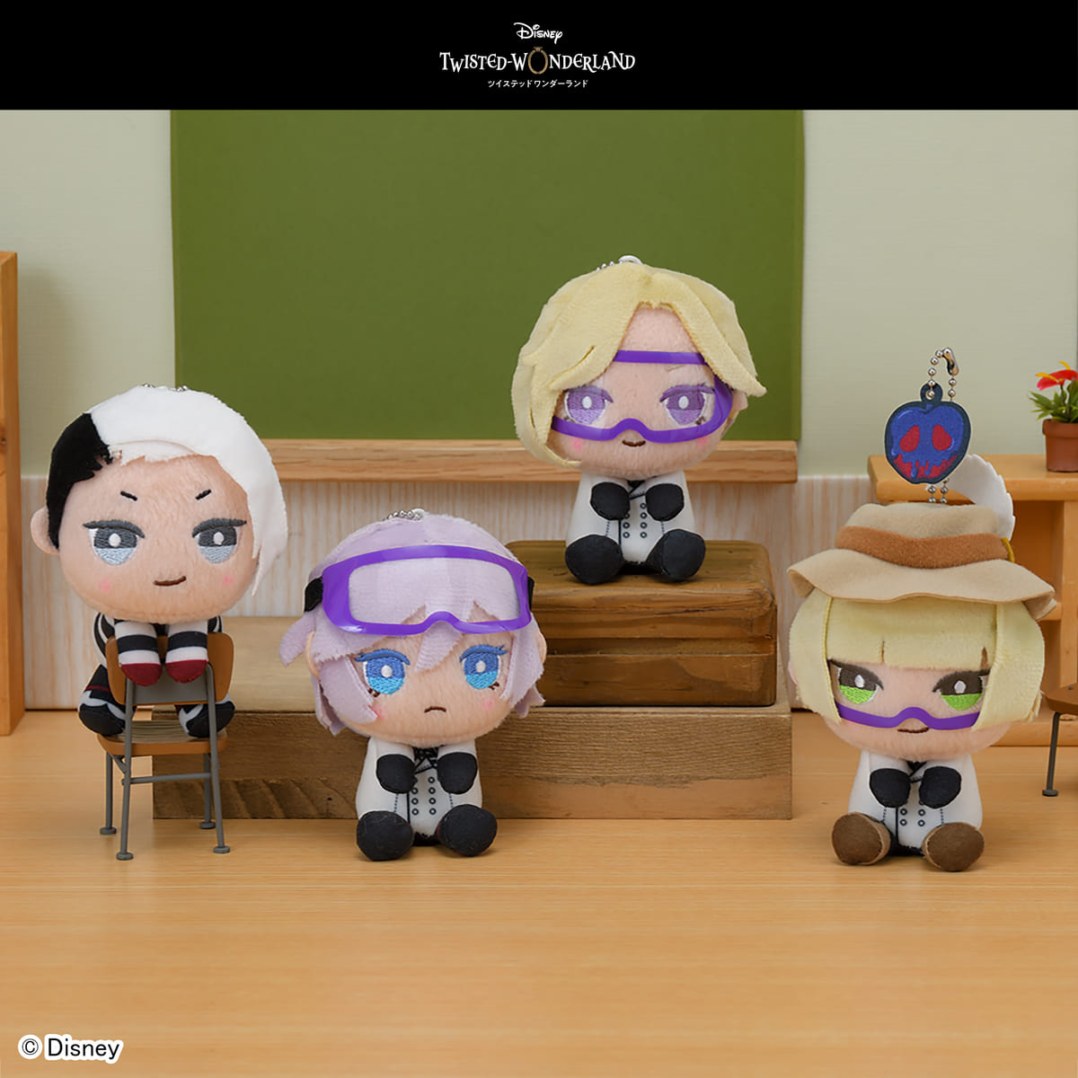 ポムフィオーレ寮とデイヴィス・クルーウェルの＆ you マスコット