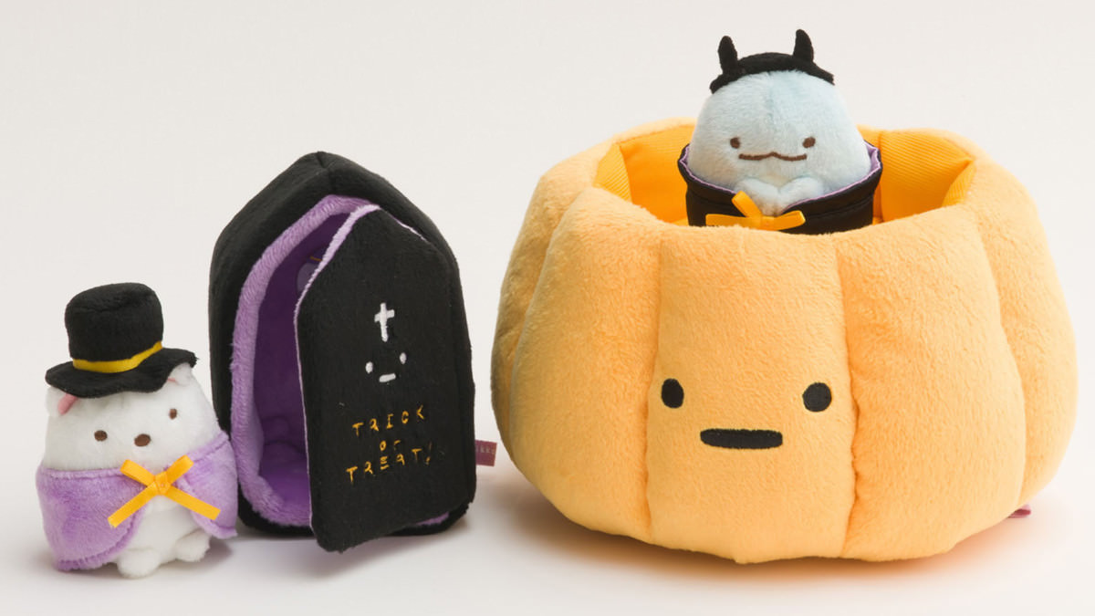 伯爵しろくま＆小悪魔とかげ！サンエックス「シーンぬいぐるみ