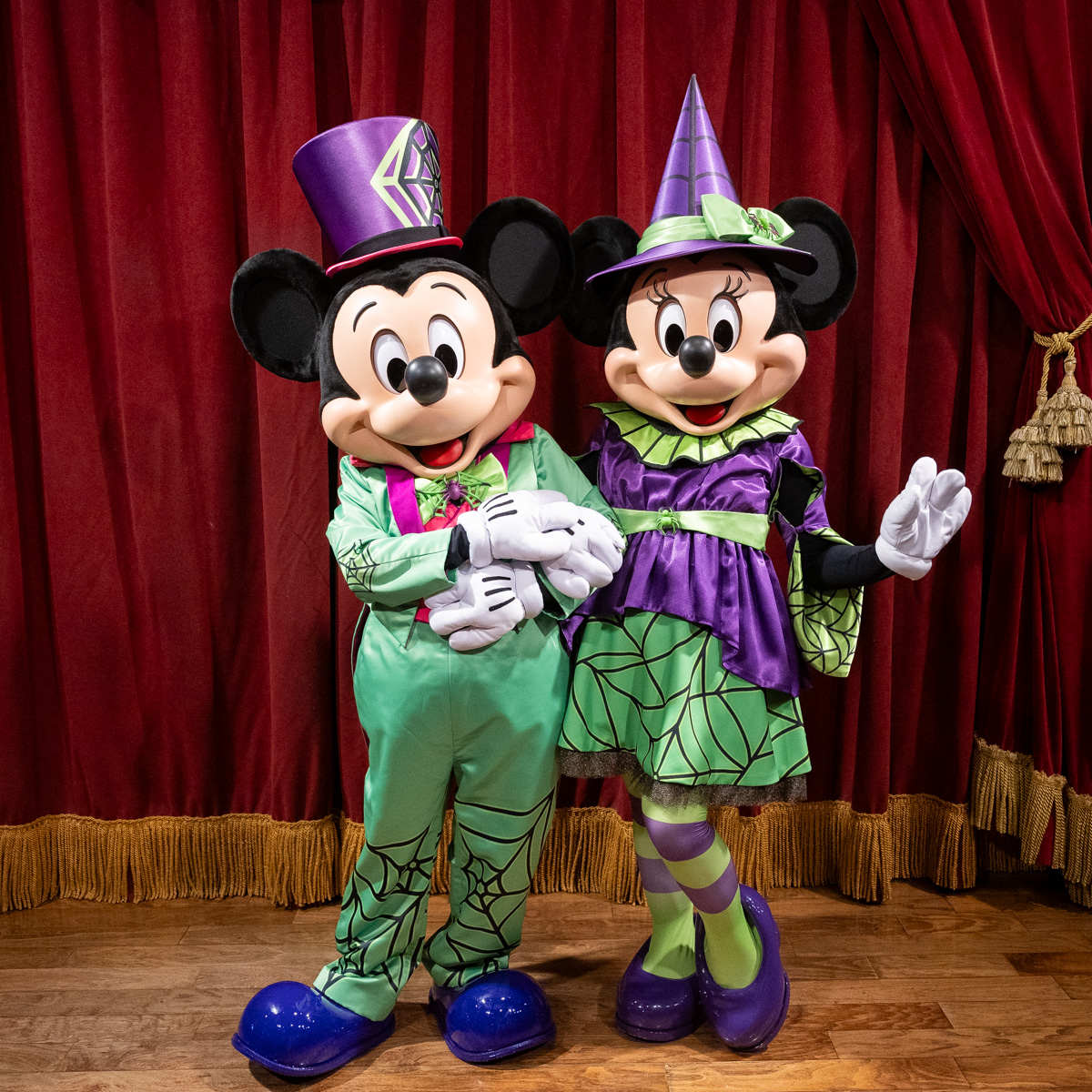 クモモチーフの特別衣装！“ミッキーの・ノットソー・スケアリー