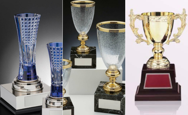 江戸切子カップ KC1007 - トロフィー・カップ・バッジ・メダル・楯・銀