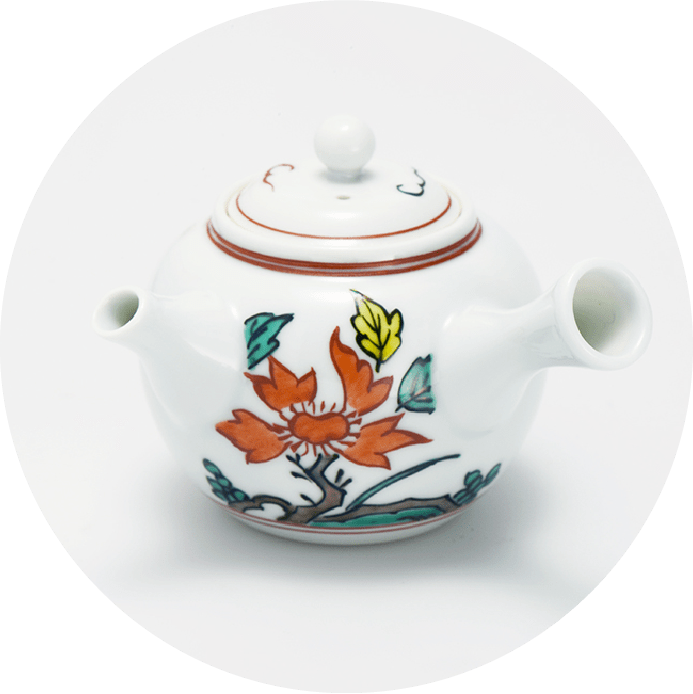 芳国舎 渋草焼 染赤春ラン小皿2枚セット: 岐阜｜いいもの探訪 JR東海