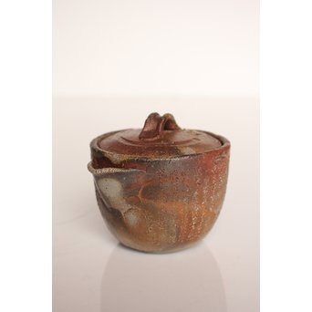 西坂春水 備前手造般若心経彫宝瓶/急須 K340｜骨董店 のびる 古美術