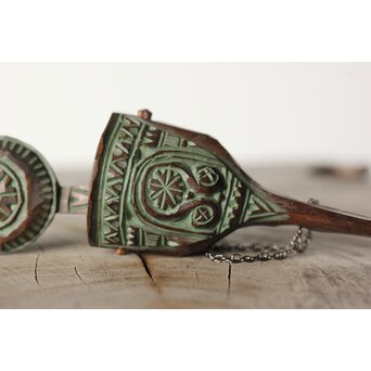 砂澤ビッキ ペンダント 木彫 X398｜骨董店 のびる 古美術 骨董 和風