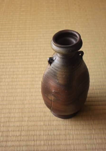 備前焼 末石高仙 代表作『春宵』 大壺② 共箱入り 備前焼 末石高仙