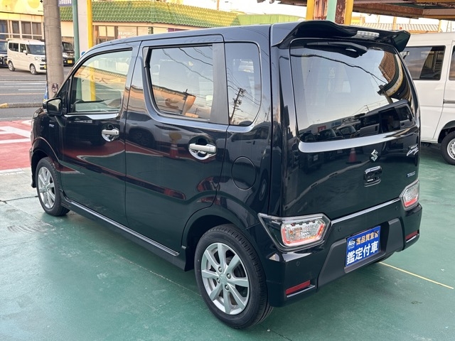 静岡県のスズキ ナビ付ワゴンRカスタムZ ハイブリッド ZX 全方位