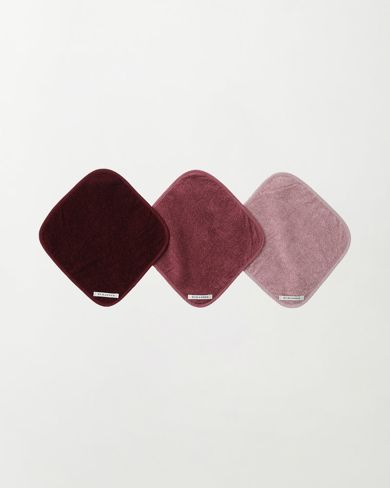 Azuki coloured linen chief towel – ÉCHAPPER | エシャペ