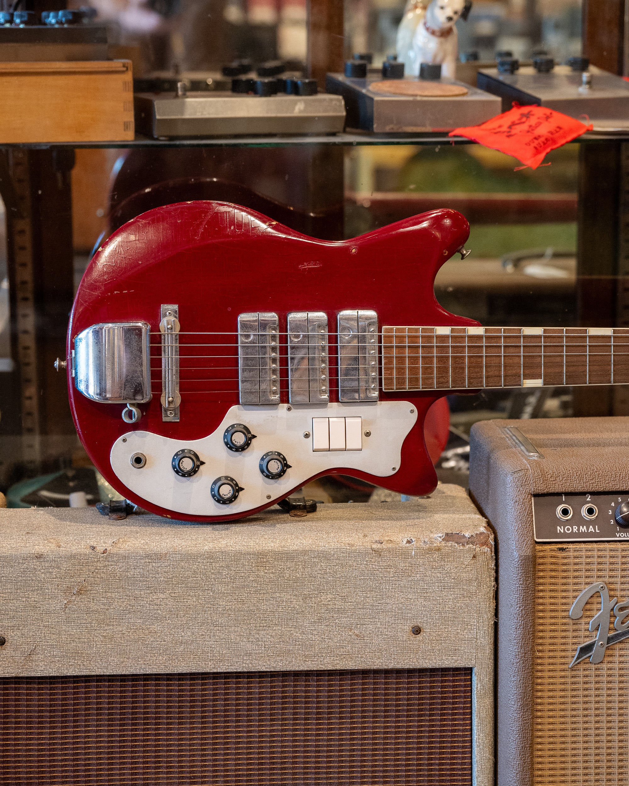 c1960s ColTone 'Teisco' MJ3L (Japan, Red)