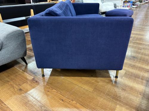 BoConcept (ボーコンセプト) ソファー ネイビー オットマン付 3人掛け