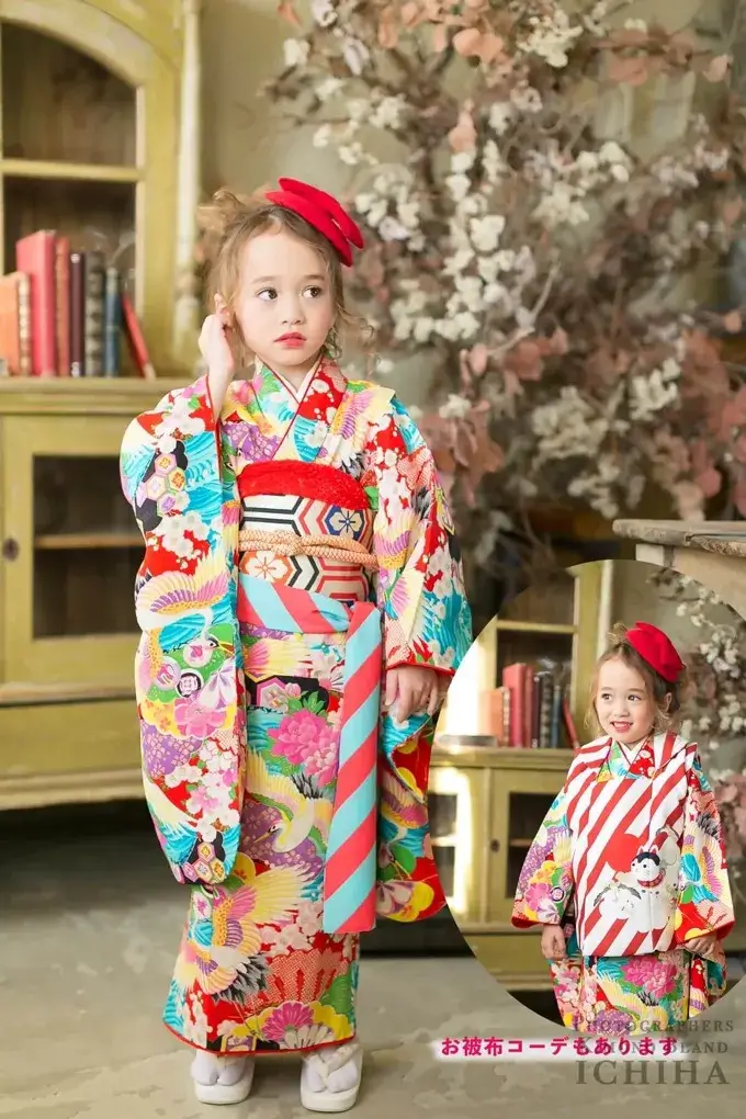 2026新作】誰とも被らない3歳七五三レンタル｜アンティークで