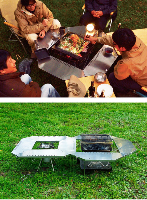 スノーピーク ジカロテーブル 使用2回 傷少 焚火テーブル peak snow