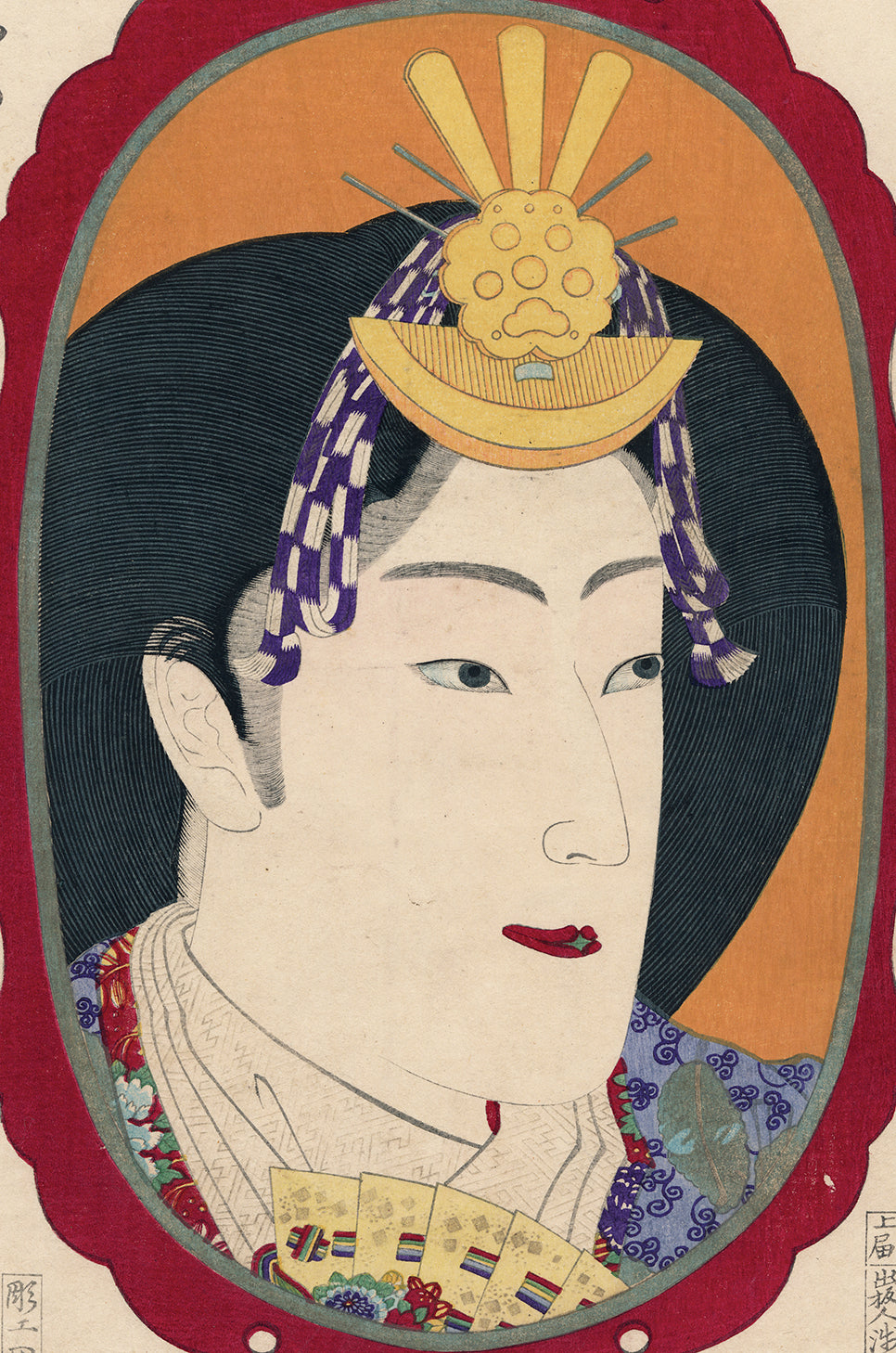 豊原国周：明治天皇と昭憲皇后（2枚セット販売） – Egenolf Gallery