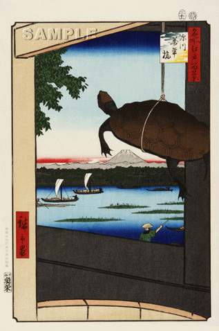 深川萬年橋」（名所江戸百景） 歌川広重｜東京伝統木版画工芸協同組合