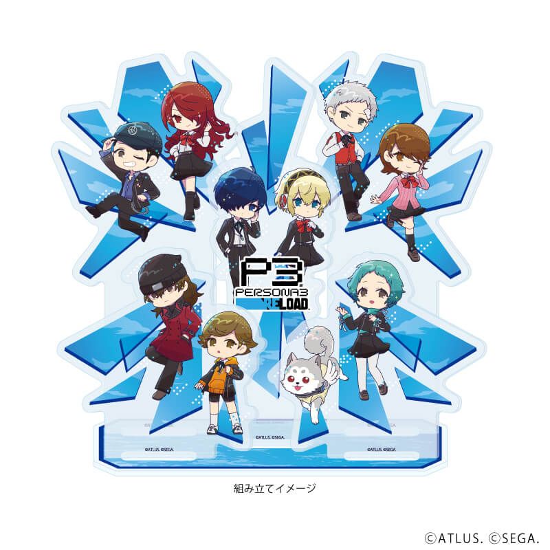 アクリルジオラマ『ペルソナ3 リロード』01/集合デザイン(POP Art