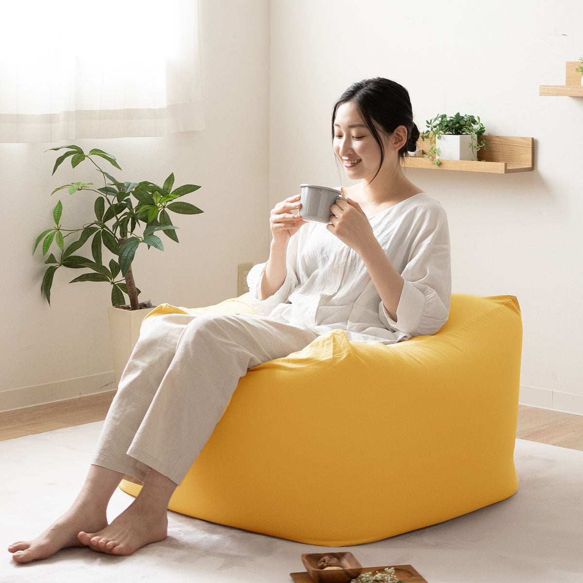 日本製 ビーズクッション キューブ XLサイズ | 寝具・家具の専門店