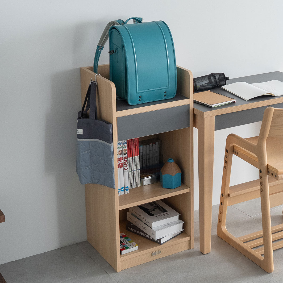 ランドセルラック ランドセル収納 ランドセル置き 高さ調節 リビング