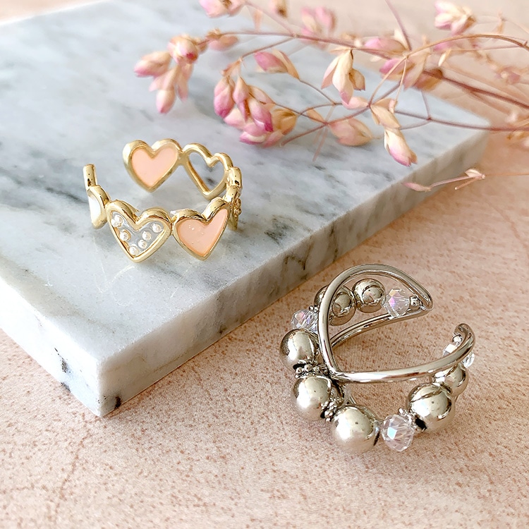 2Wayイヤーカフ・リング | ビーズ・パーツなどのハンドメイドパーツ