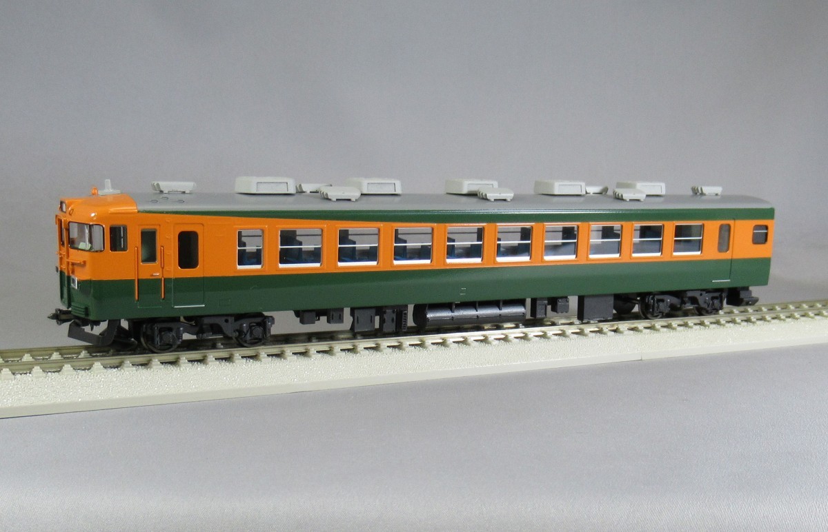 エンドウ JR東日本167系・冷房車・湘南色・角型ライト・4輌セット 真鍮