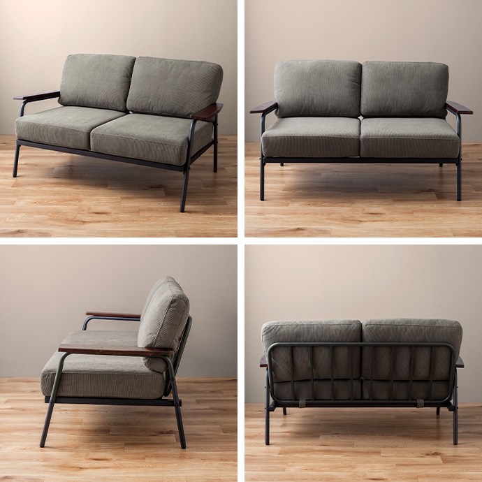 幅135cm】Basquiat 2人掛けコーデュロイソファ | インテリア家具の卸