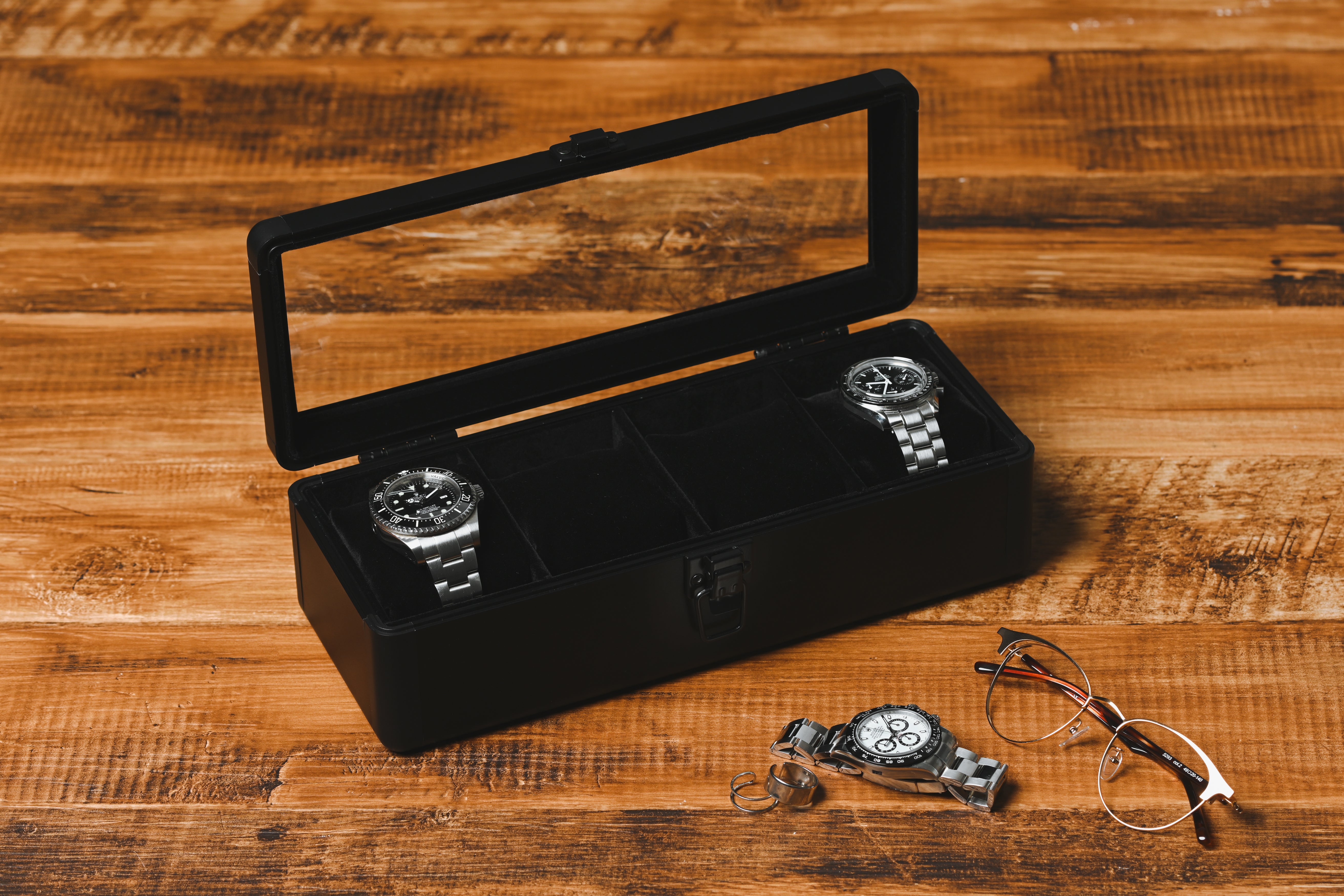 エスプリマ｜SE54025BK ｜プレミアムアルミタイムボックス4本用