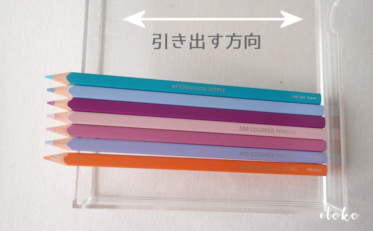 フェリシモ 500色の色えんぴつ の使いやすい収納方法 | 猫しこう