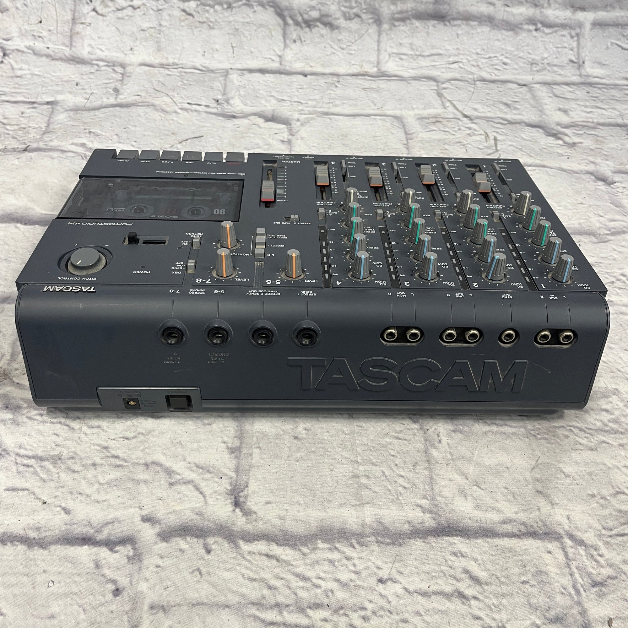 Tascam 414 Portastudio 4-Track Cassette Multitrack Recorder