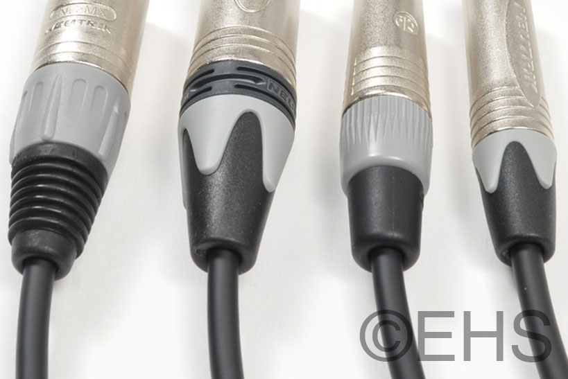 Mogami 2528 Insert Cable with XLRs and Right Angle TRS- Event Horizon