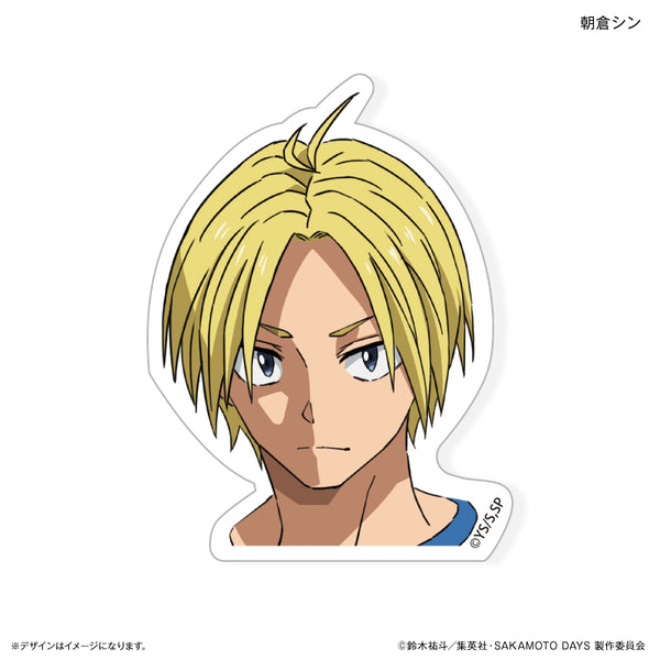 SAKAMOTO DAYS キャラ面ステッカー 朝倉シン – FAN+Life