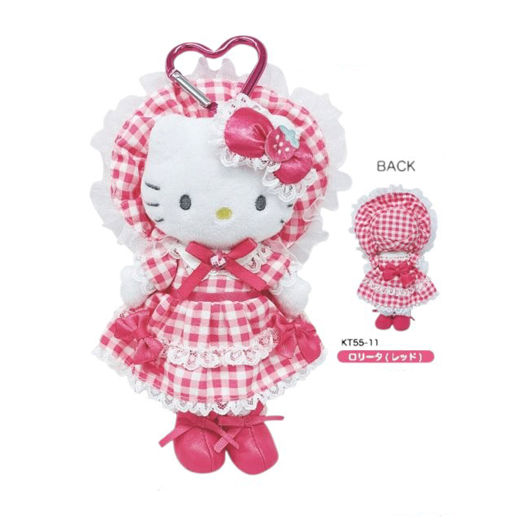 ハローキティ スタイルアップ マスコットキーホルダー ロリータ