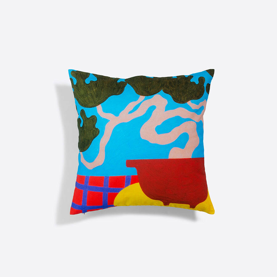 クッションカバー | おしゃれ コットン | 45×45cm | 村上生太郎 | 盆栽