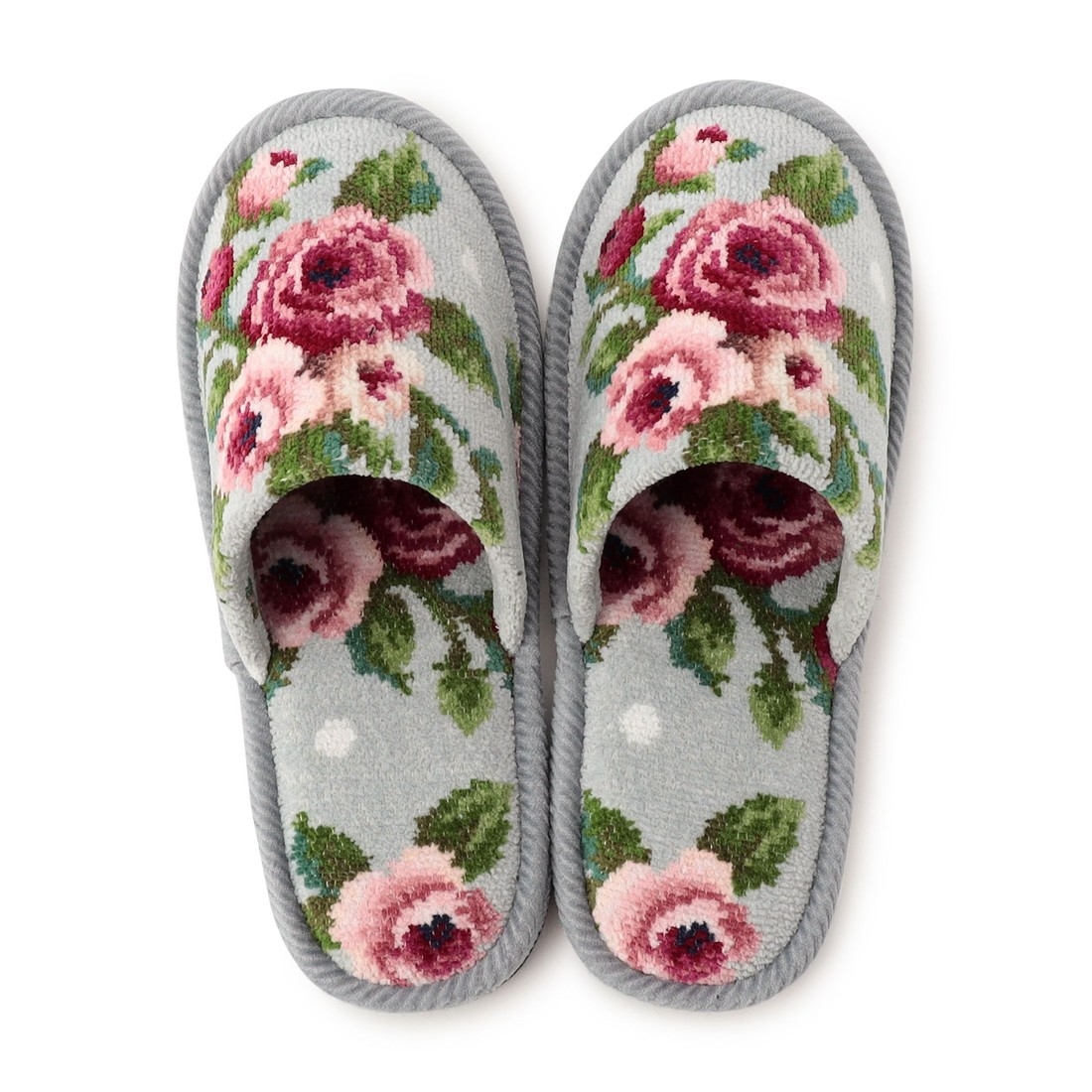 マイジュリエット スリッパ MJT-251058(シルバーグレー): FEILER