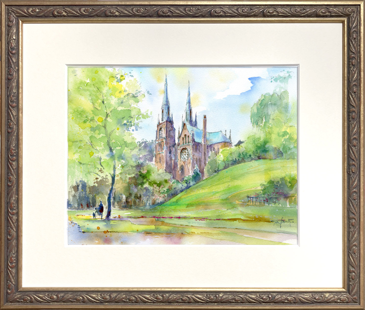 Finnish Green ヘルシンキの春」 フィンランド風景 by 古山 拓 - 絵画