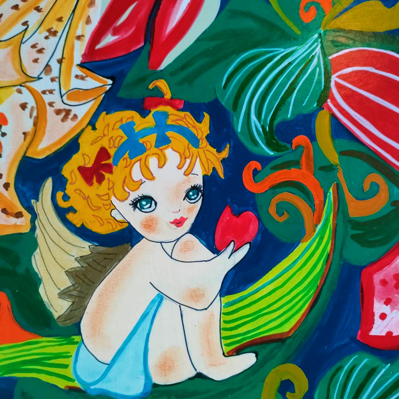 ユリの妖精 by 山口香代子 - 絵画販売・購入・レンタル（サブスク