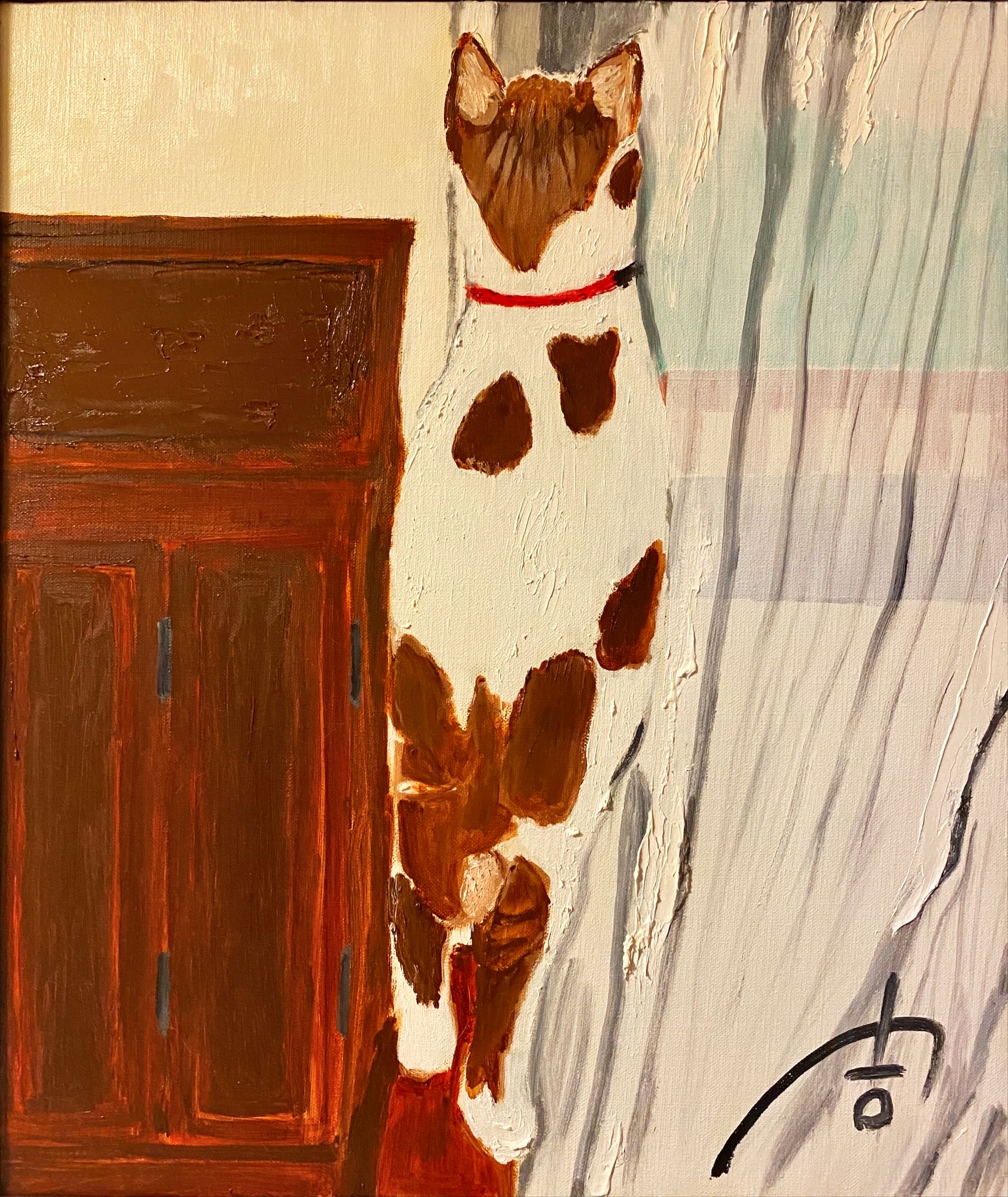 仏壇と猫 by 中村吉郎 - 絵画販売・購入・レンタル（サブスク