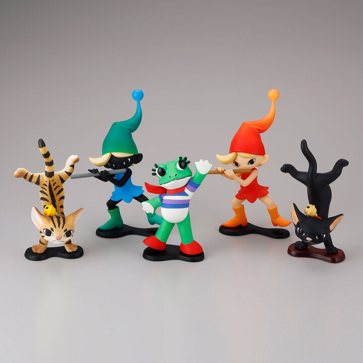 ケロヨン」など5種をフィギュア化！ 影絵作家・藤城清治氏の人気