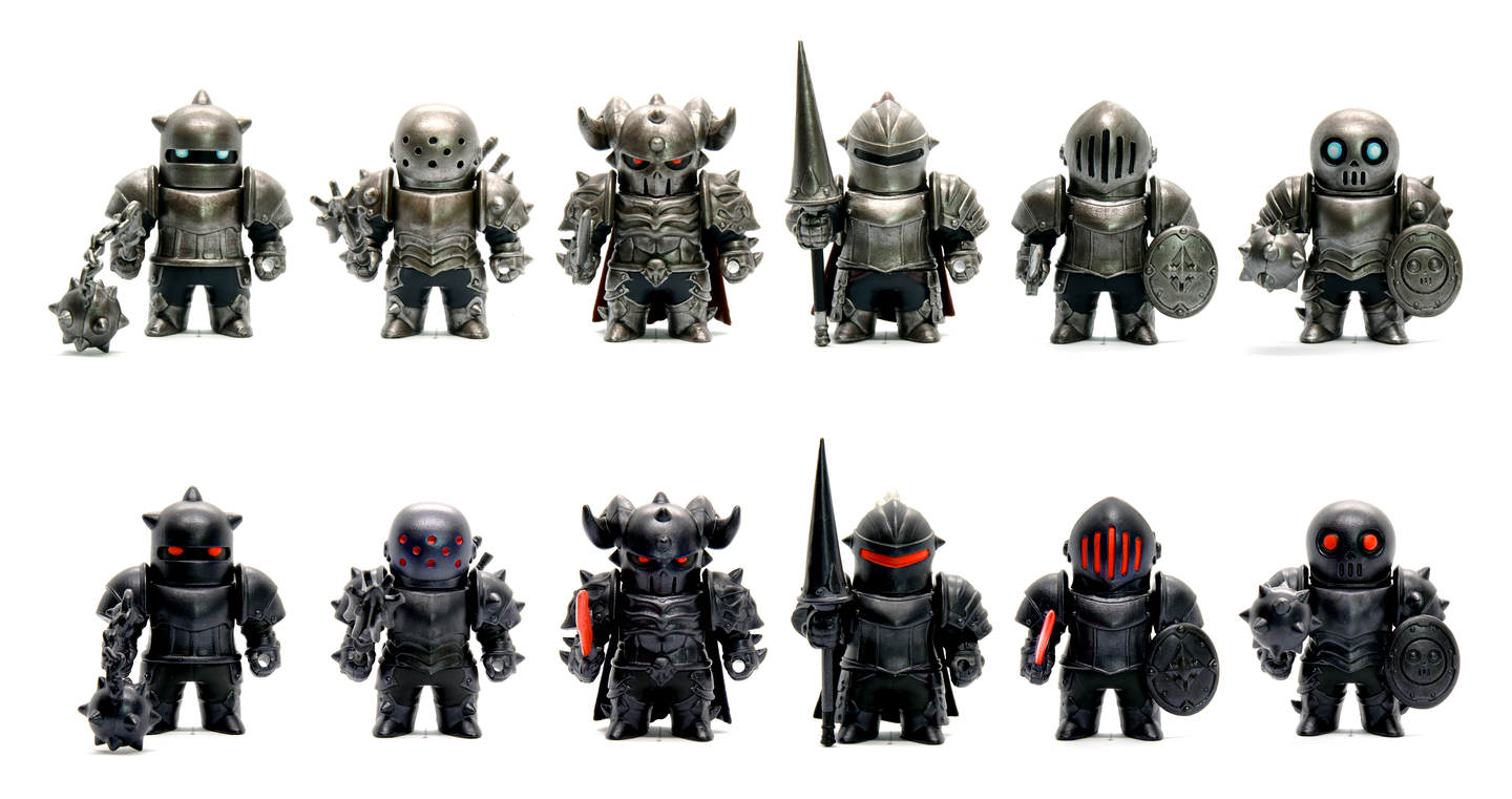 組み合わせ自由の甲冑騎士フィギュア「メタルアーマーズ」がCAMPFIREで