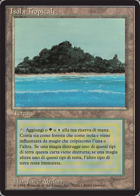 Tropical Island》[3ED] 土地R | 日本最大級 MTG通販サイト「晴れる屋」