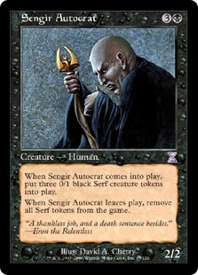 センギアの従臣/Sengir Autocrat》[5ED] 黒R | 日本最大級 MTG通販