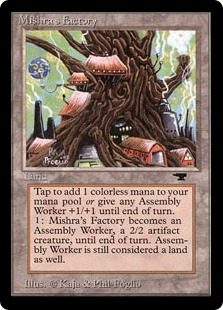 ミシュラの工廠/Mishra's Factory》(春)[ATQ] 土地U | 日本最大級 MTG