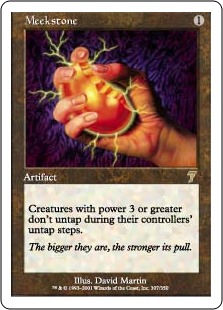 弱者の石/Meekstone》[7ED] 茶R | 日本最大級 MTG通販サイト「晴れる屋」