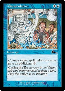 誤算/Miscalculation》[ULG] 青C | 日本最大級 MTG通販サイト「晴れる屋」