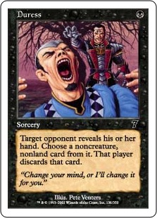 Foil】《強迫/Duress》[7ED] 黒C | 日本最大級 MTG通販サイト「晴れる屋」