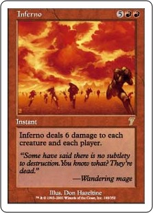 インフェルノ/Inferno》[5ED] 赤R | 日本最大級 MTG通販サイト「晴れる屋」