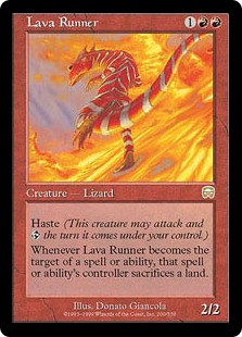 溶岩渡り/Lava Runner》[MMQ] 赤R | 日本最大級 MTG通販サイト「晴れる屋」