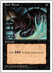 暗黒の儀式/Dark Ritual》[4ED] 黒C | 日本最大級 MTG通販サイト