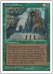 森の知恵/Sylvan Library》[4ED] 緑R | 日本最大級 MTG通販サイト