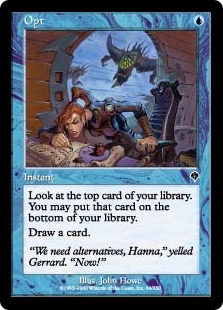 Foil】《選択/Opt》[INV] 青C | 日本最大級 MTG通販サイト「晴れる屋」