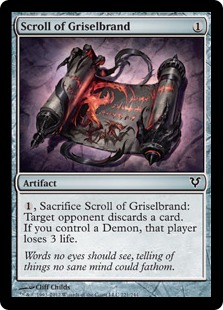 グリセルブランドの巻物/Scroll of Griselbrand》[AVR] 茶C | 日本最大