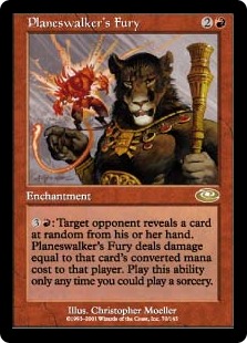 プレインズウォーカーの憤激/Planeswalker's Fury》[PLS] 赤R | 日本